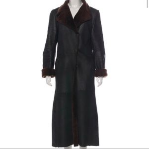 Connolly long shearling coat